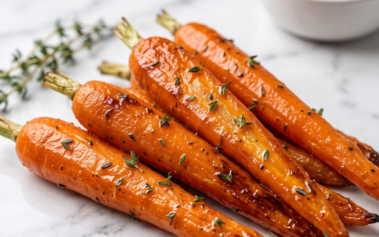Carottes Rôties Miel Thym: Délice Caramelisé